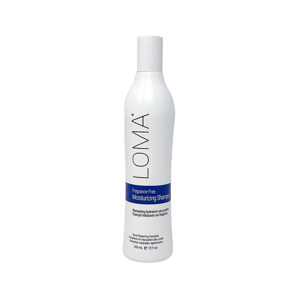 LOMA Fragrance Free Moisturizing Shampoo White All Hair Type 12 Fluid Ounce
